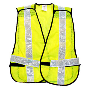 Toolway-Safety Vest 5-point Tear-Away Hi-Vis Yellow (OSFA)