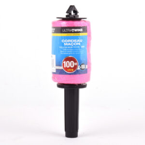 Toolway-Braided Nylon Twine 300m Pink-164311