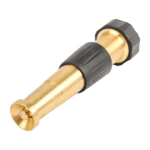 ProYard-Solid Brass Twist End Sprayer Nozzle Rubber Grip 5"-180117