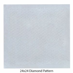 Diamond Pattern Concrete Slab